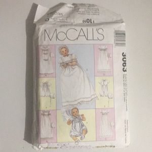 💥3/20💥 McCall’s Baby Christening Clothes All Sizes